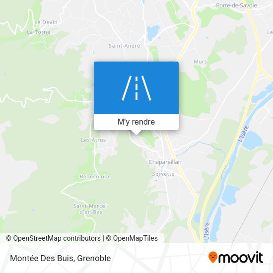 Montée Des Buis plan