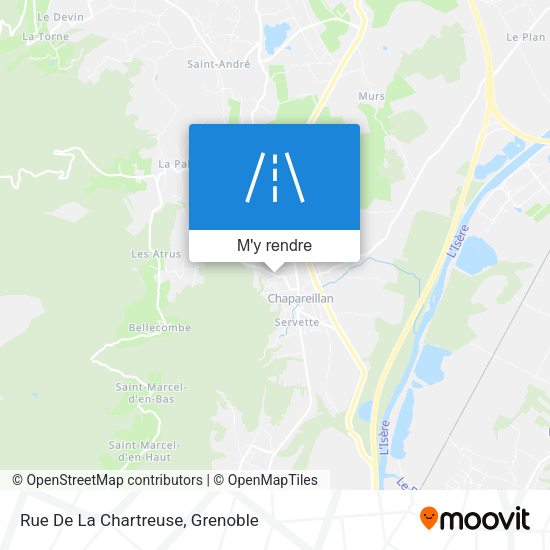 Rue De La Chartreuse plan