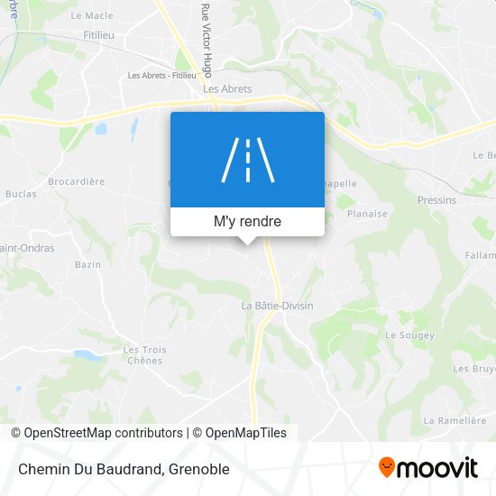Chemin Du Baudrand plan
