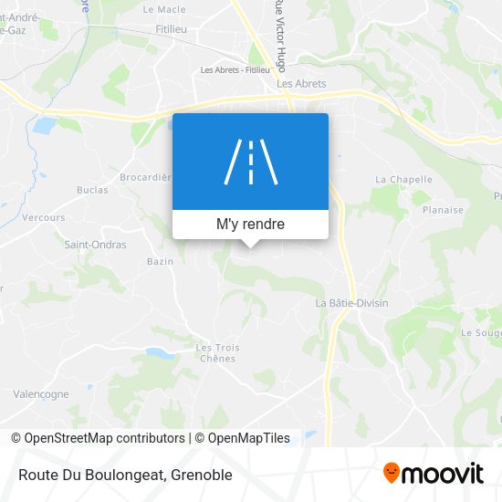 Route Du Boulongeat plan