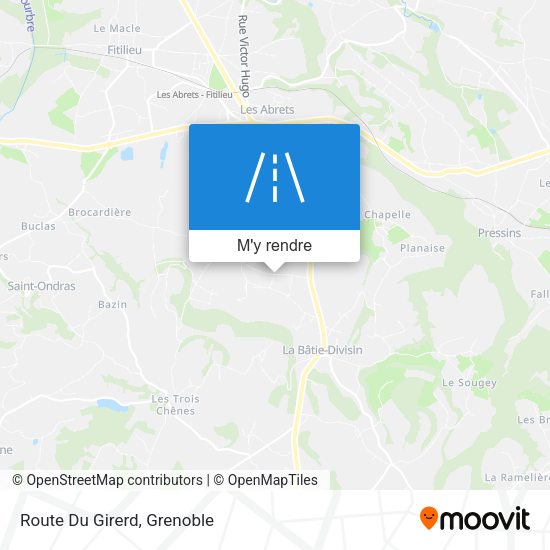 Route Du Girerd plan