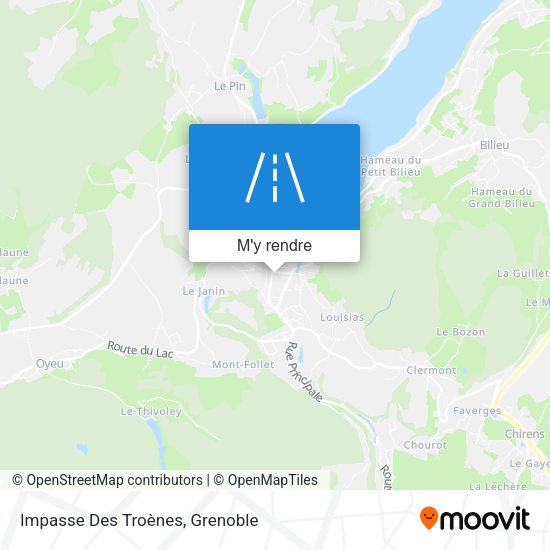 Impasse Des Troènes plan