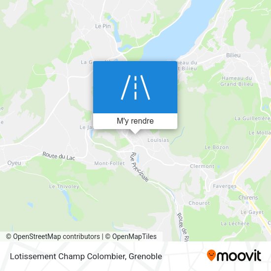 Lotissement Champ Colombier plan