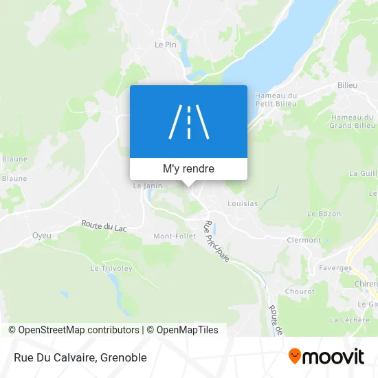 Rue Du Calvaire plan