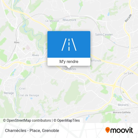 Charnècles - Place plan