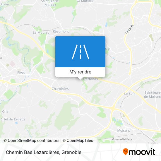 Chemin Bas Lézardières plan