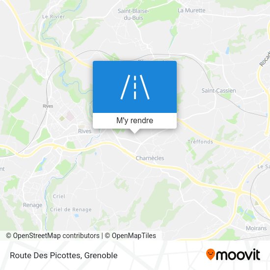 Route Des Picottes plan