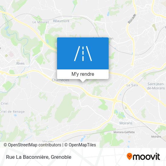 Rue La Baconnière plan