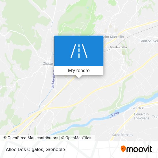 Allée Des Cigales plan