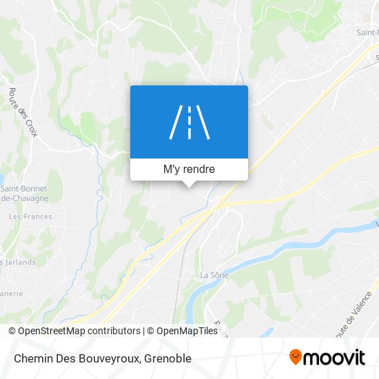 Chemin Des Bouveyroux plan