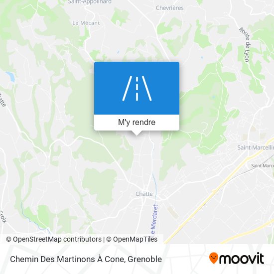 Chemin Des Martinons À Cone plan