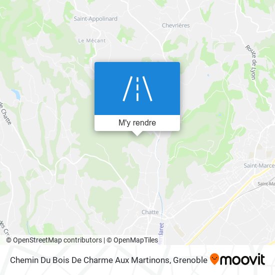 Chemin Du Bois De Charme Aux Martinons plan