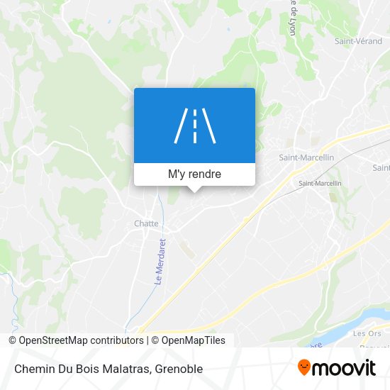 Chemin Du Bois Malatras plan