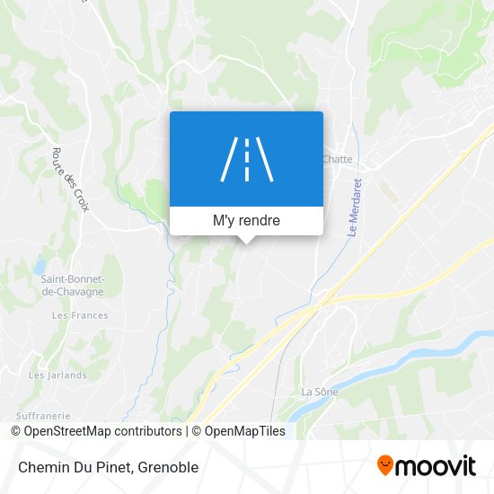 Chemin Du Pinet plan
