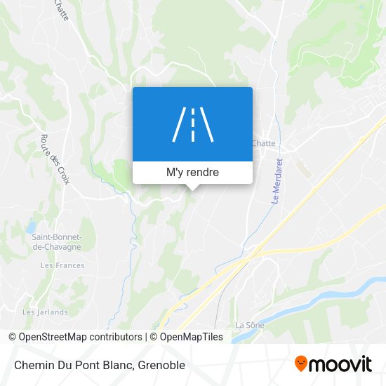 Chemin Du Pont Blanc plan