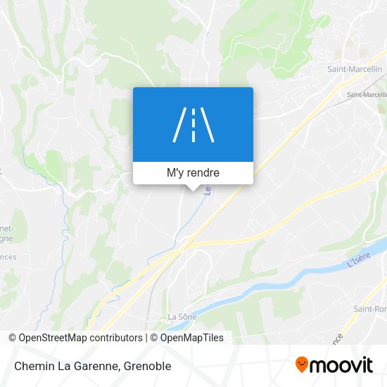 Chemin La Garenne plan