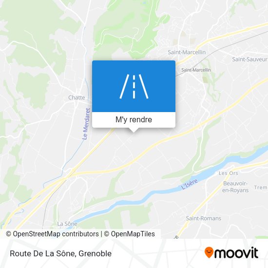 Route De La Sône plan
