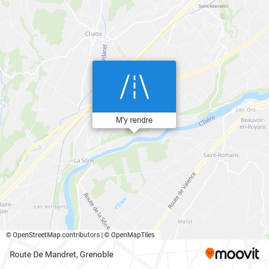 Route De Mandret plan