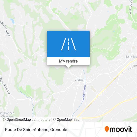 Route De Saint-Antoine plan
