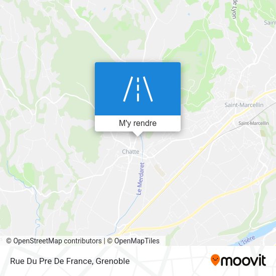 Rue Du Pre De France plan