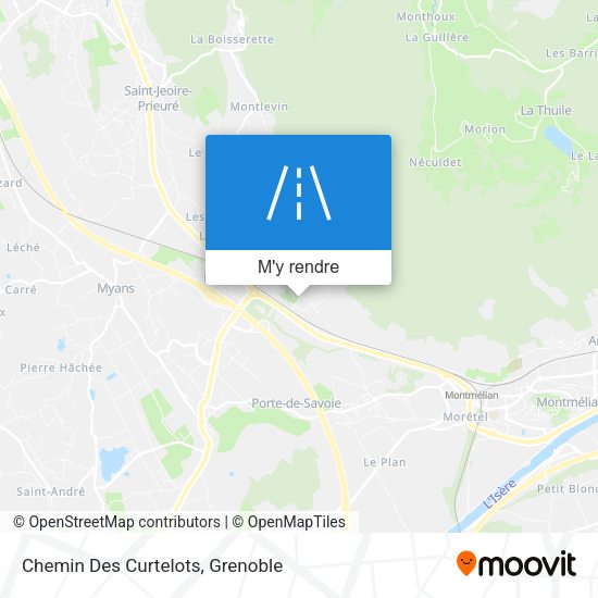 Chemin Des Curtelots plan