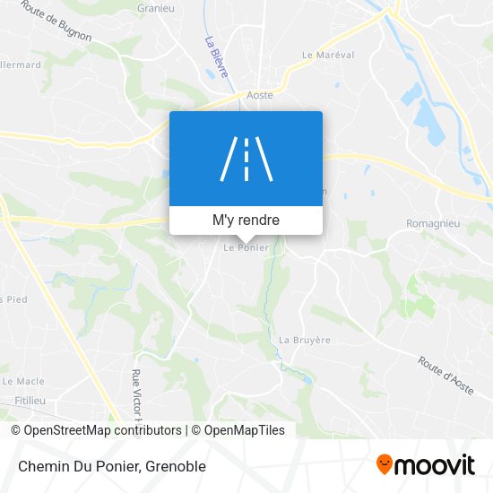 Chemin Du Ponier plan