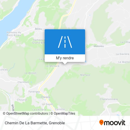 Chemin De La Barmette plan