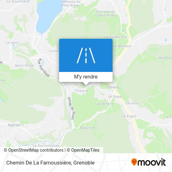 Chemin De La Farnoussière plan