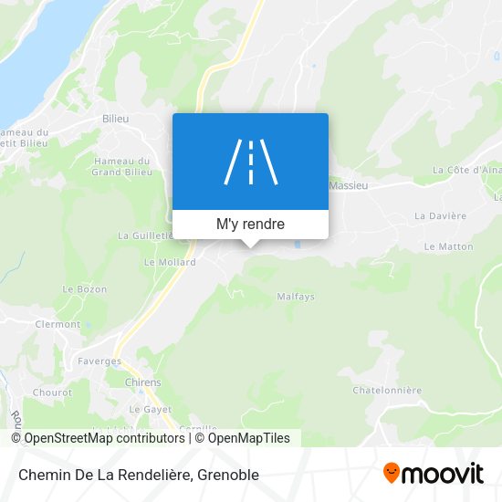 Chemin De La Rendelière plan