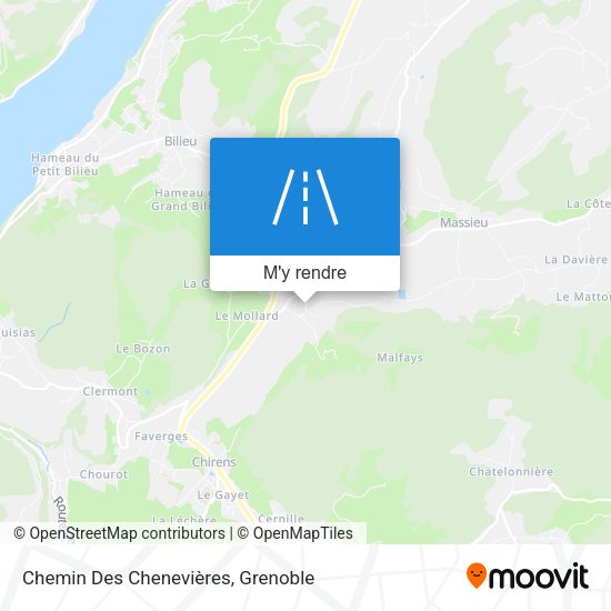 Chemin Des Chenevières plan