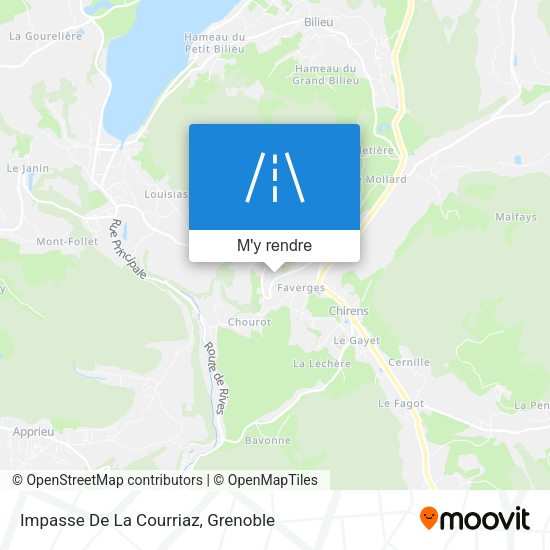 Impasse De La Courriaz plan