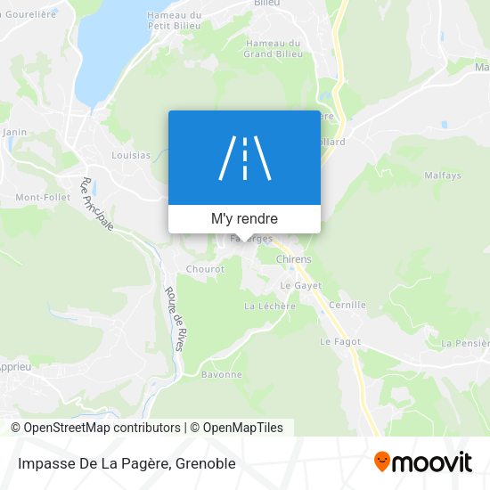 Impasse De La Pagère plan