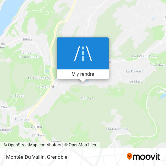 Montée Du Vallin plan