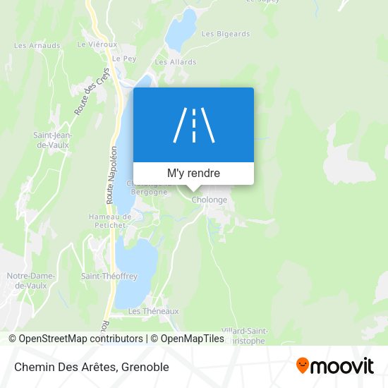 Chemin Des Arêtes plan