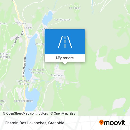 Chemin Des Lavanches plan