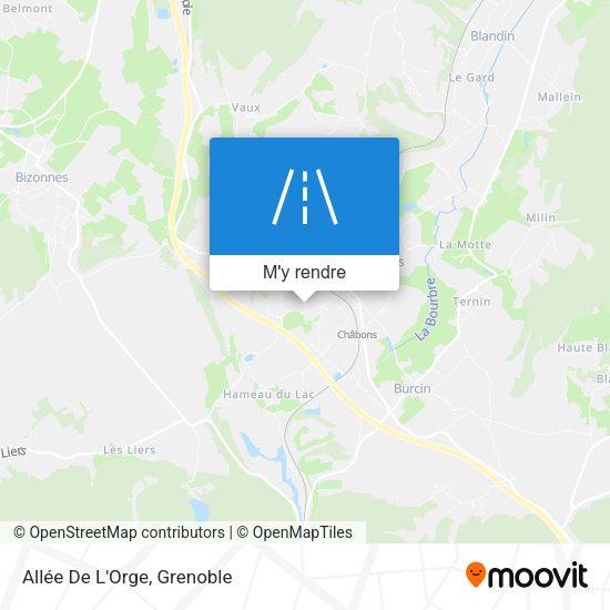 Allée De L'Orge plan