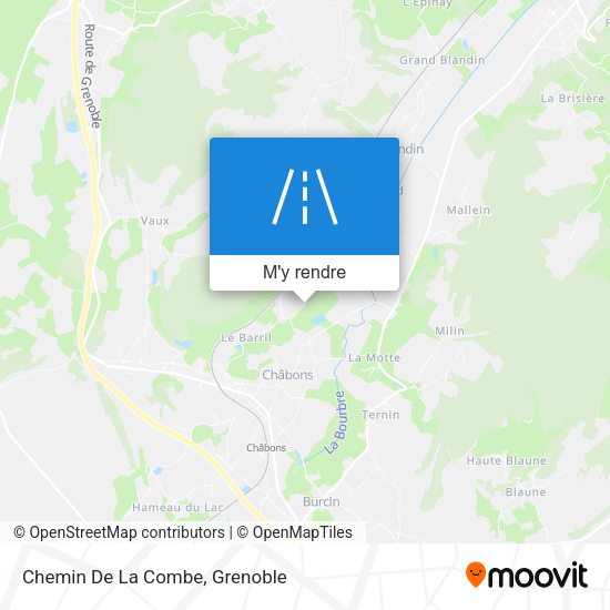 Chemin De La Combe plan