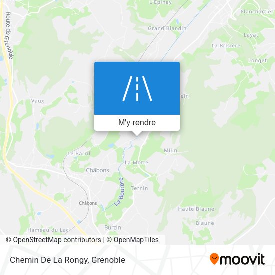 Chemin De La Rongy plan