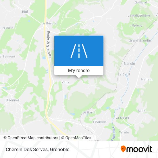 Chemin Des Serves plan