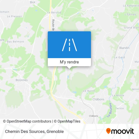 Chemin Des Sources plan