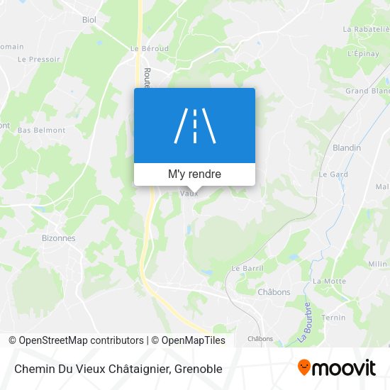 Chemin Du Vieux Châtaignier plan