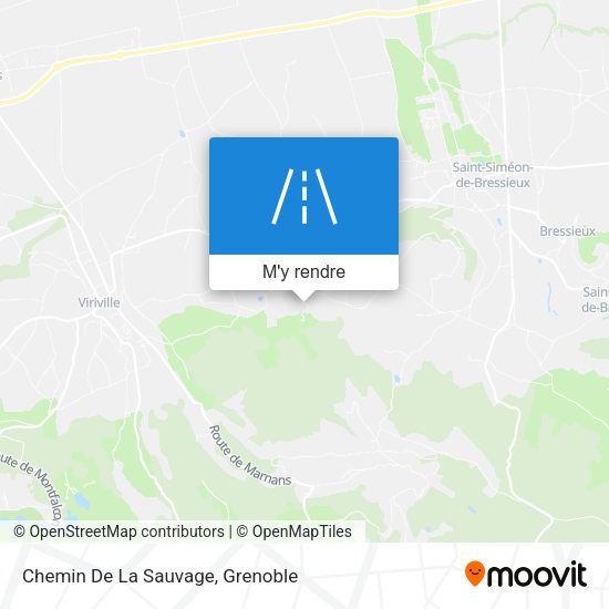 Chemin De La Sauvage plan