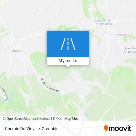 Chemin De Viriville plan