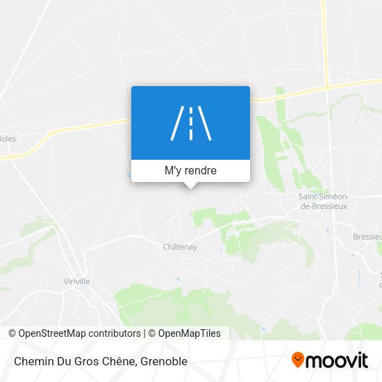 Chemin Du Gros Chêne plan