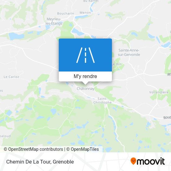 Chemin De La Tour plan