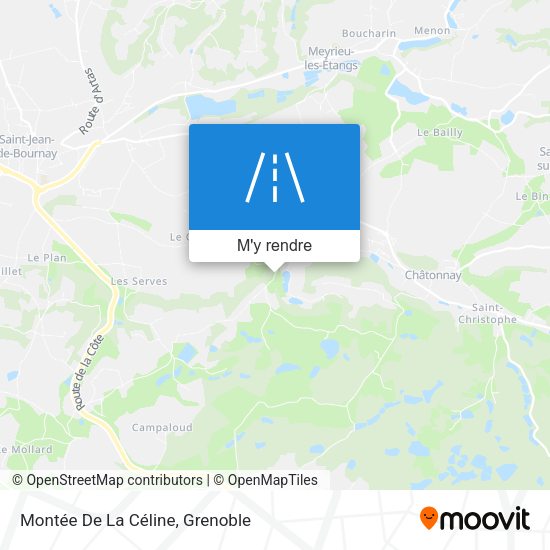 Montée De La Céline plan