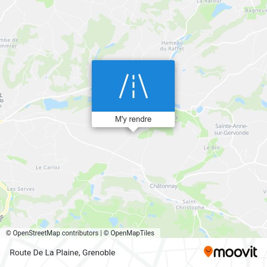 Route De La Plaine plan