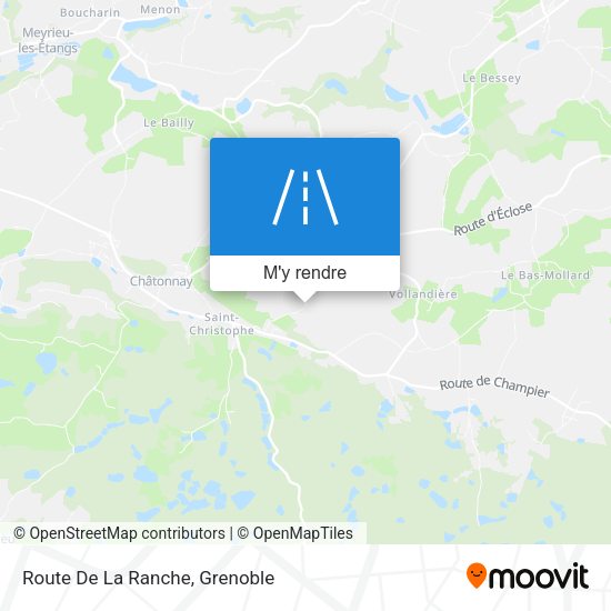Route De La Ranche plan
