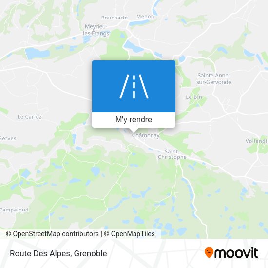 Route Des Alpes plan
