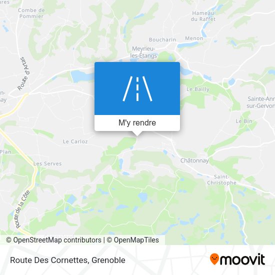 Route Des Cornettes plan
